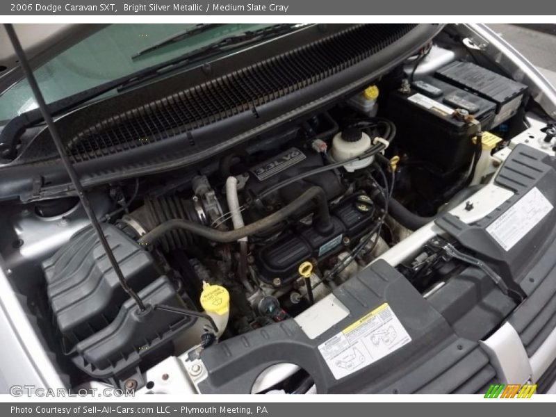 Bright Silver Metallic / Medium Slate Gray 2006 Dodge Caravan SXT