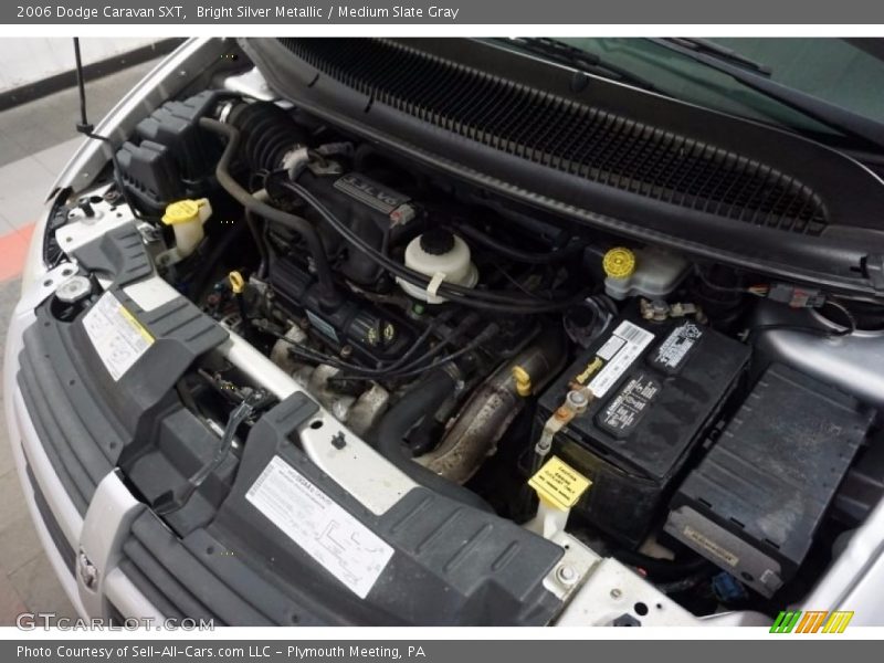 Bright Silver Metallic / Medium Slate Gray 2006 Dodge Caravan SXT