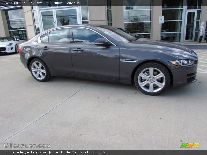 Tempest Gray / Jet 2017 Jaguar XE 25t Premium