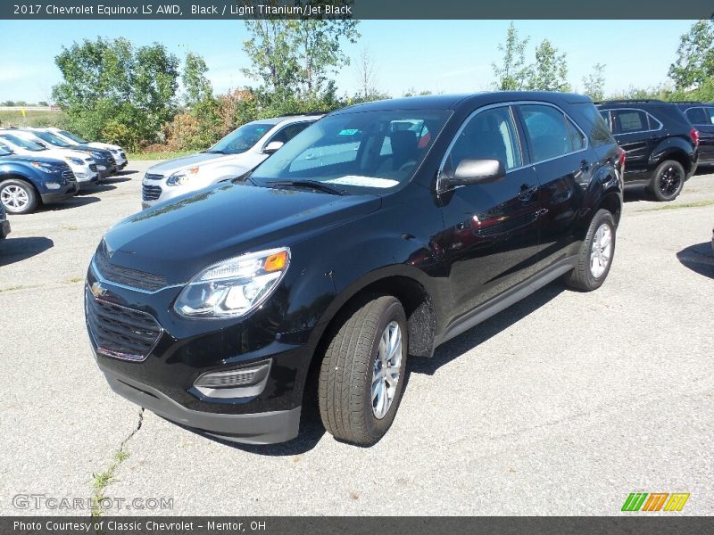 Black / Light Titanium/Jet Black 2017 Chevrolet Equinox LS AWD