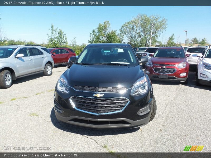 Black / Light Titanium/Jet Black 2017 Chevrolet Equinox LS AWD