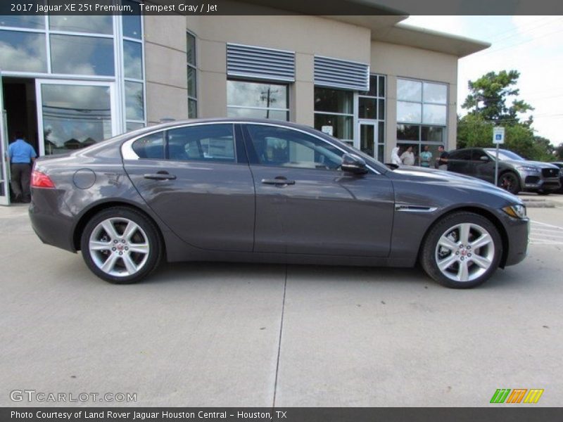 Tempest Gray / Jet 2017 Jaguar XE 25t Premium