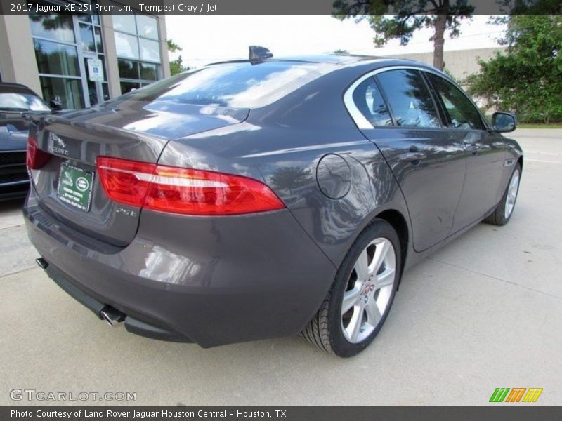 Tempest Gray / Jet 2017 Jaguar XE 25t Premium