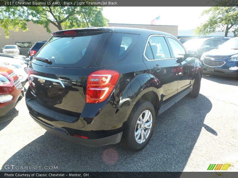 Black / Light Titanium/Jet Black 2017 Chevrolet Equinox LS AWD