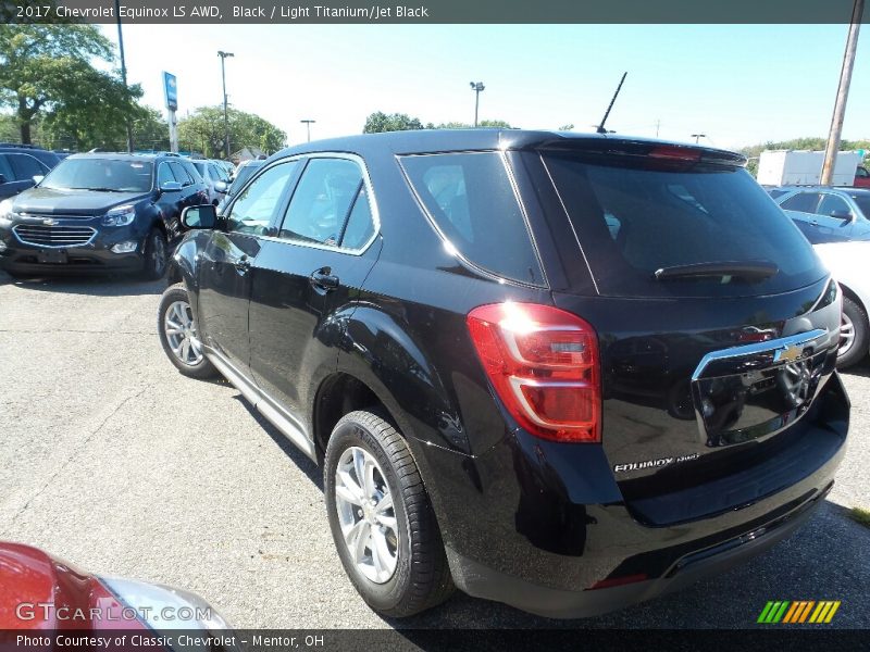 Black / Light Titanium/Jet Black 2017 Chevrolet Equinox LS AWD