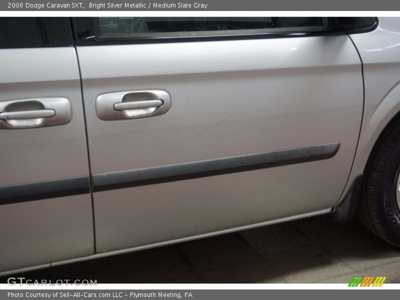 Bright Silver Metallic / Medium Slate Gray 2006 Dodge Caravan SXT