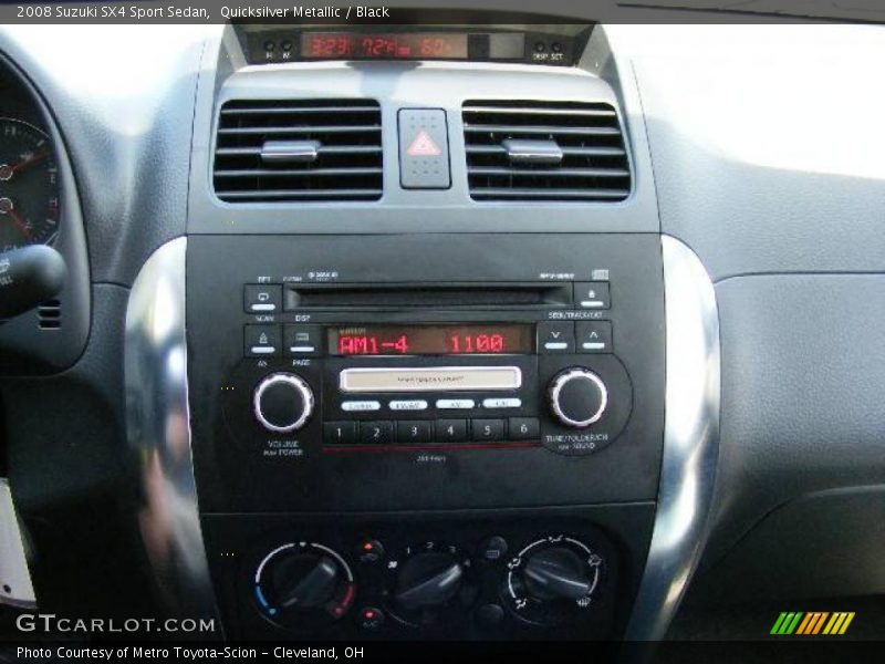 Quicksilver Metallic / Black 2008 Suzuki SX4 Sport Sedan