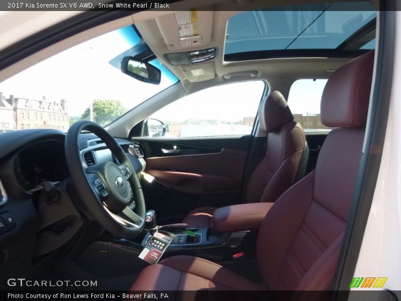  2017 Sorento SX V6 AWD Black Interior