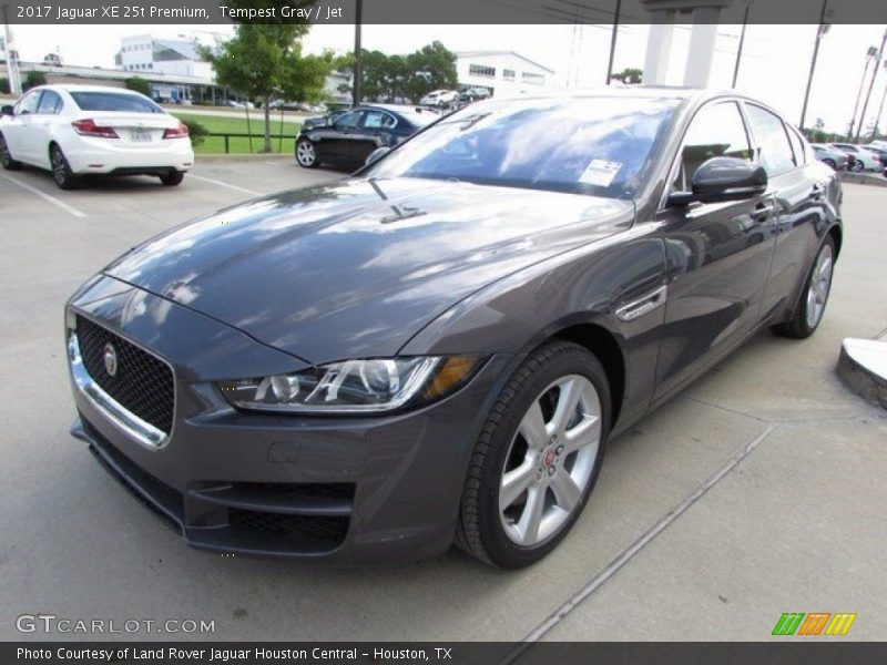 Tempest Gray / Jet 2017 Jaguar XE 25t Premium
