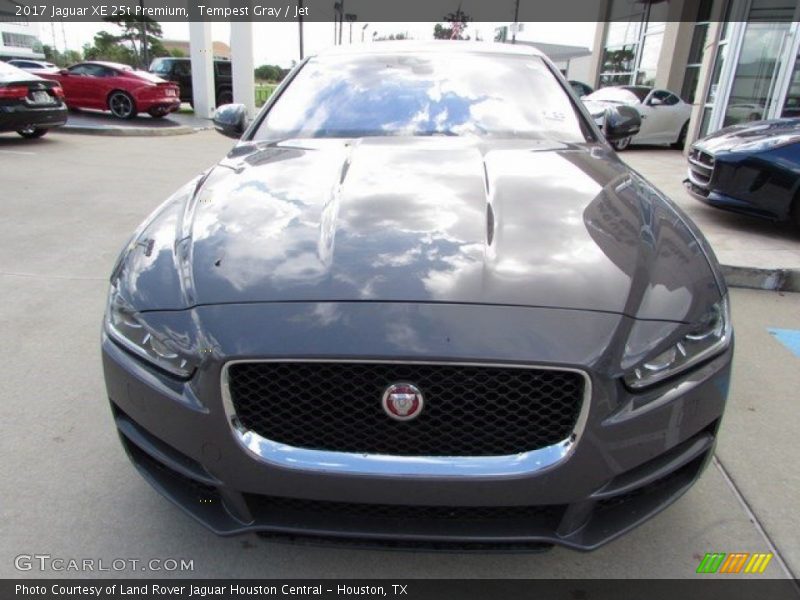 Tempest Gray / Jet 2017 Jaguar XE 25t Premium