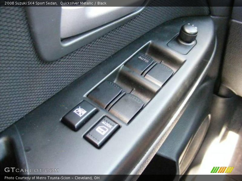 Quicksilver Metallic / Black 2008 Suzuki SX4 Sport Sedan