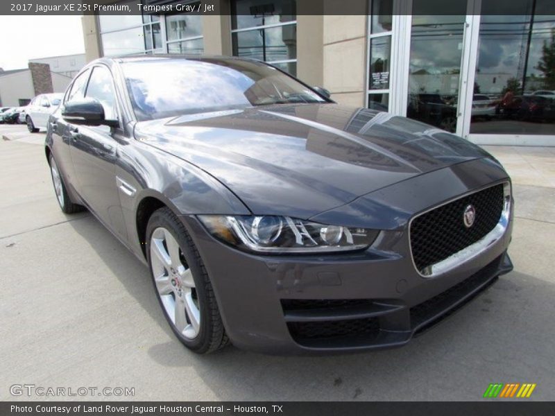Tempest Gray / Jet 2017 Jaguar XE 25t Premium