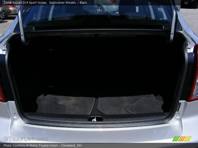 Quicksilver Metallic / Black 2008 Suzuki SX4 Sport Sedan