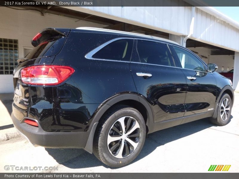 Ebony Black / Black 2017 Kia Sorento EX V6 AWD