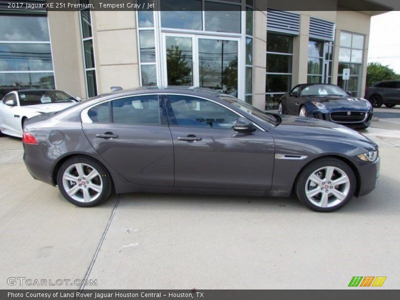 Tempest Gray / Jet 2017 Jaguar XE 25t Premium