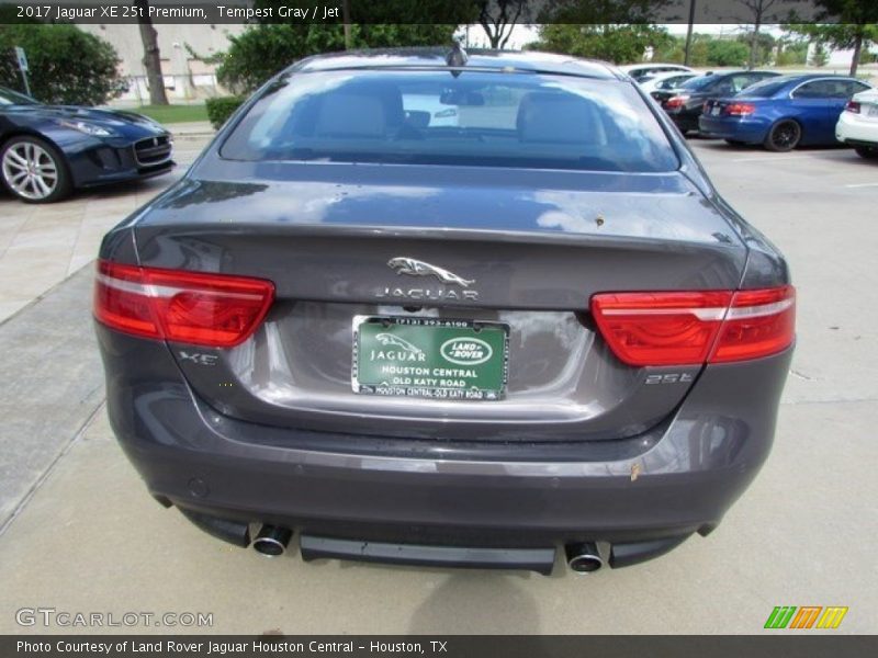 Tempest Gray / Jet 2017 Jaguar XE 25t Premium