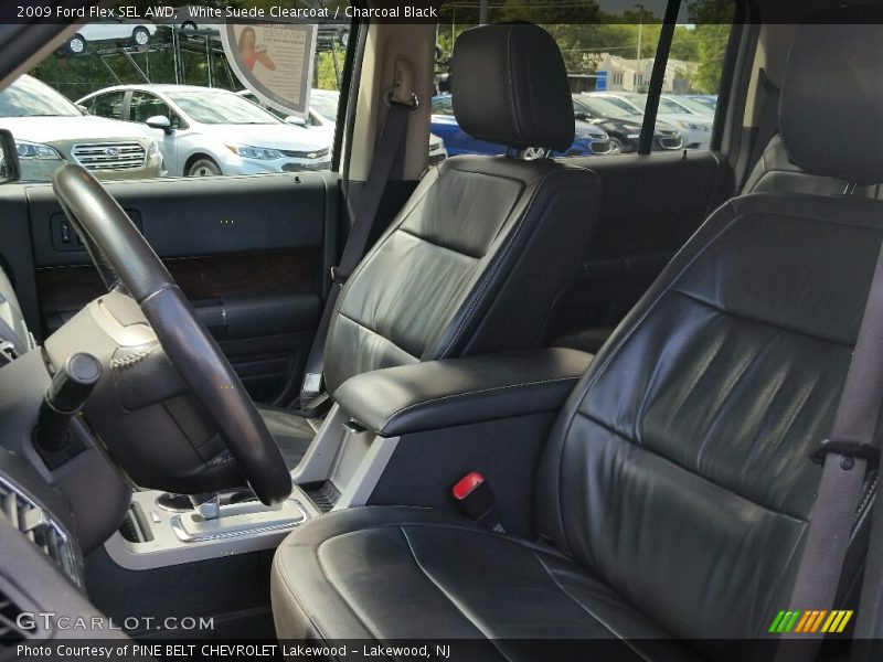White Suede Clearcoat / Charcoal Black 2009 Ford Flex SEL AWD