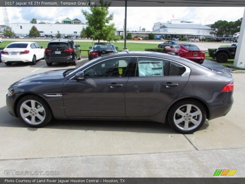 Tempest Gray / Jet 2017 Jaguar XE 25t Premium