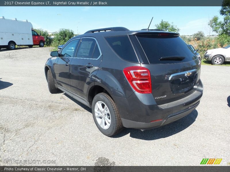 Nightfall Gray Metallic / Jet Black 2017 Chevrolet Equinox LT