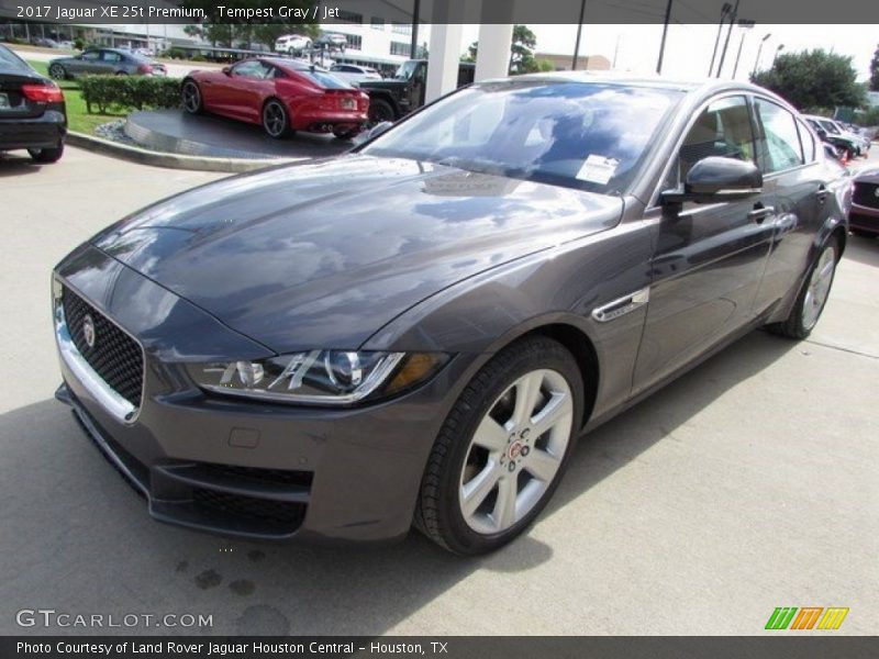 Tempest Gray / Jet 2017 Jaguar XE 25t Premium