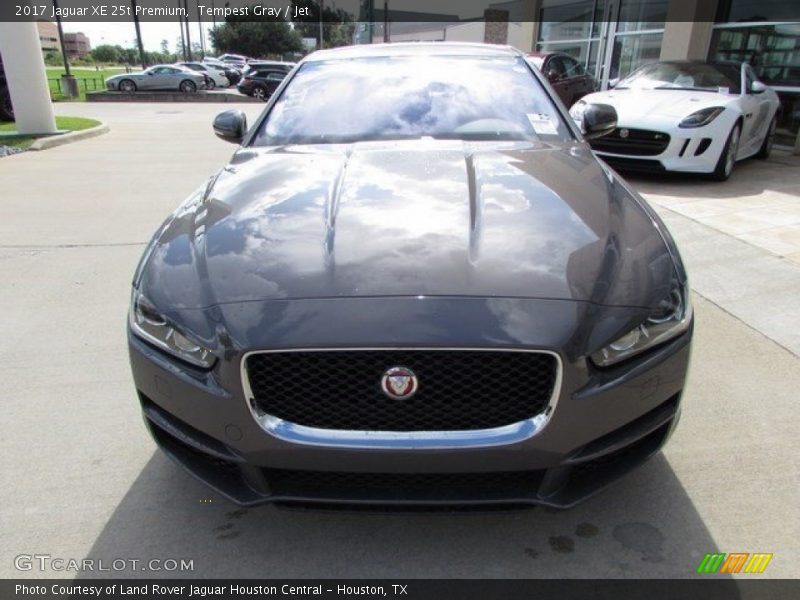 Tempest Gray / Jet 2017 Jaguar XE 25t Premium
