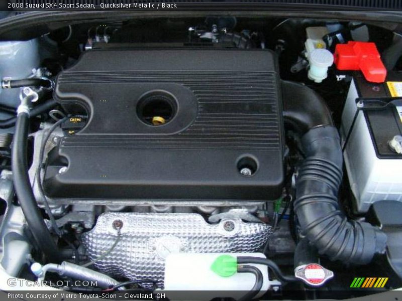 Quicksilver Metallic / Black 2008 Suzuki SX4 Sport Sedan