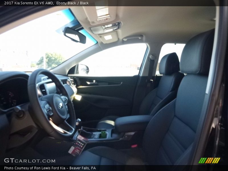 Ebony Black / Black 2017 Kia Sorento EX V6 AWD
