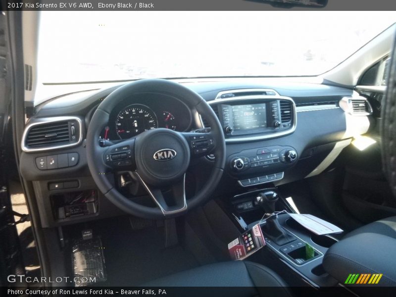  2017 Sorento EX V6 AWD Black Interior