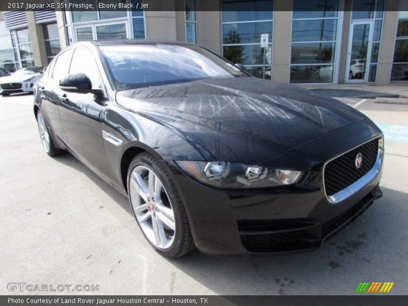 Ebony Black / Jet 2017 Jaguar XE 35t Prestige