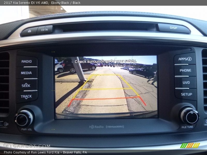 Ebony Black / Black 2017 Kia Sorento EX V6 AWD