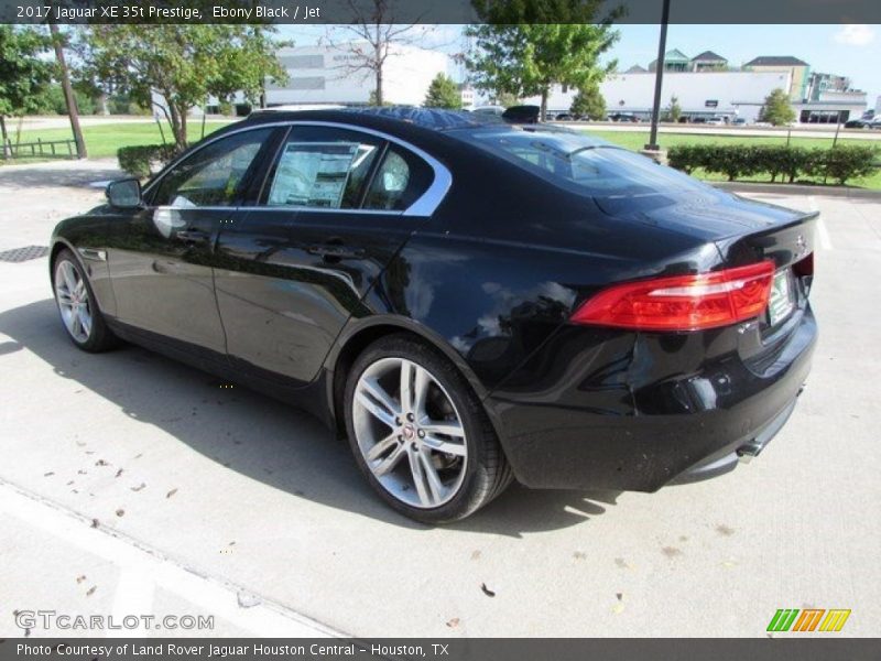 Ebony Black / Jet 2017 Jaguar XE 35t Prestige