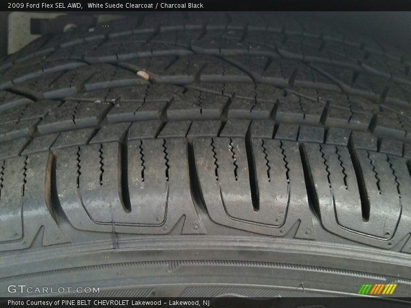 White Suede Clearcoat / Charcoal Black 2009 Ford Flex SEL AWD