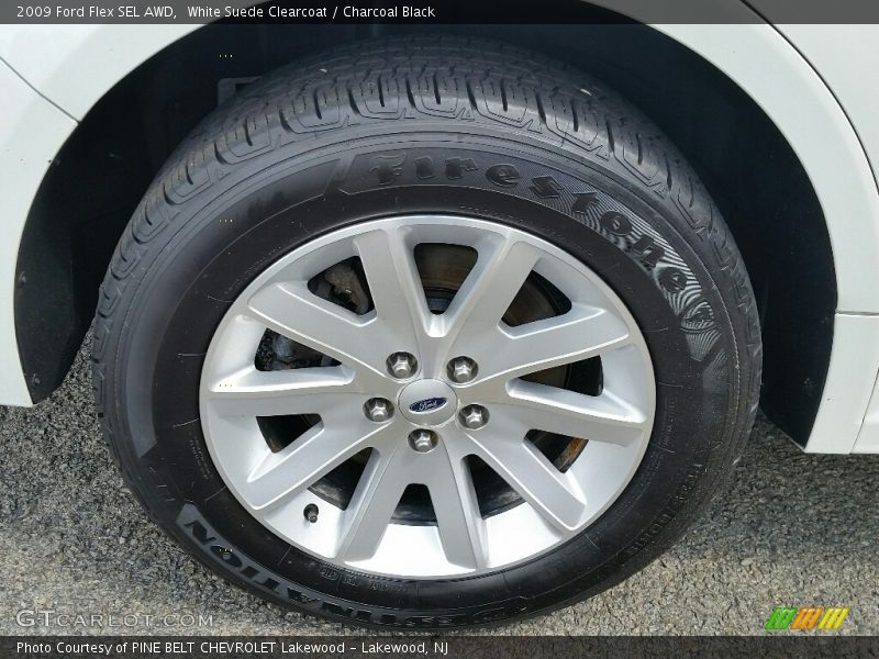 White Suede Clearcoat / Charcoal Black 2009 Ford Flex SEL AWD