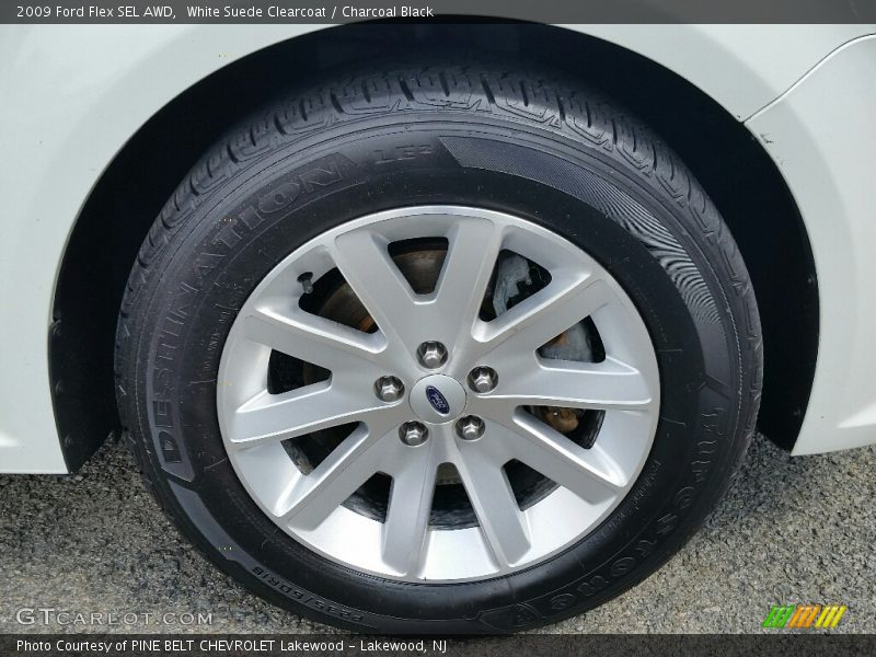 White Suede Clearcoat / Charcoal Black 2009 Ford Flex SEL AWD