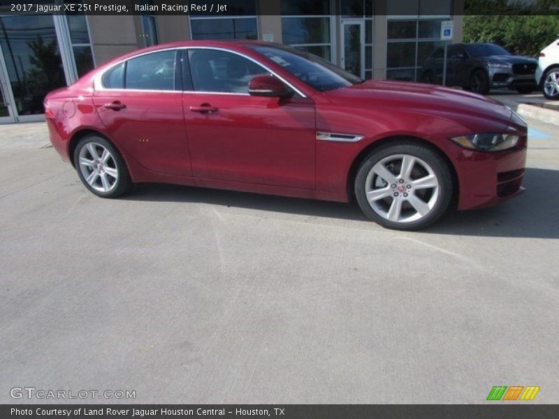 Italian Racing Red / Jet 2017 Jaguar XE 25t Prestige