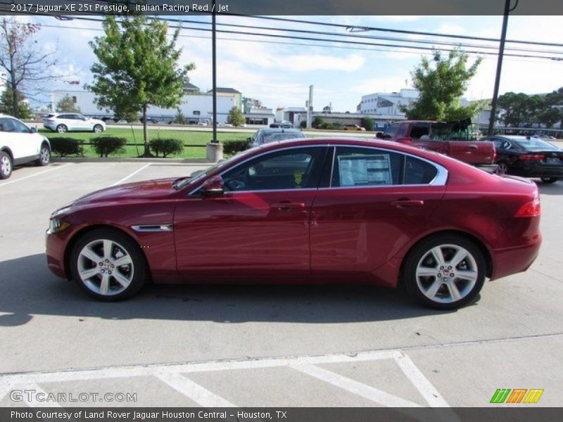Italian Racing Red / Jet 2017 Jaguar XE 25t Prestige