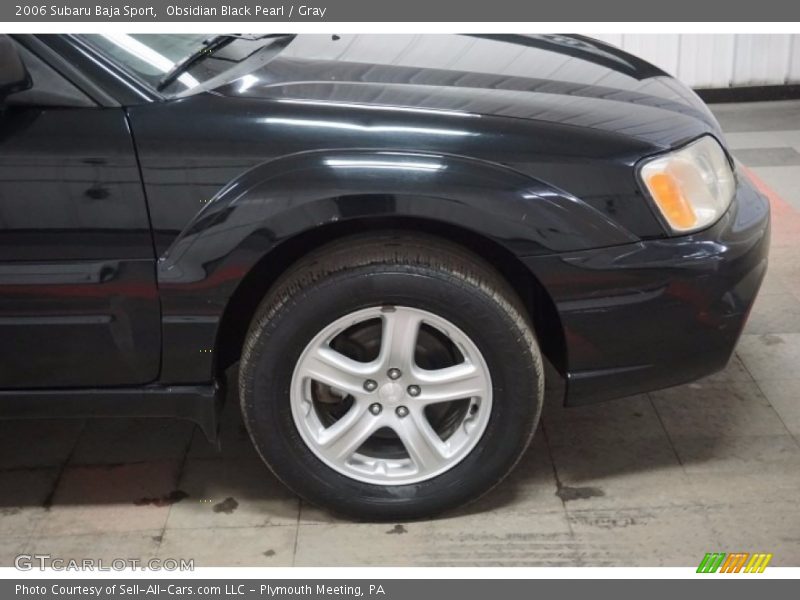 Obsidian Black Pearl / Gray 2006 Subaru Baja Sport