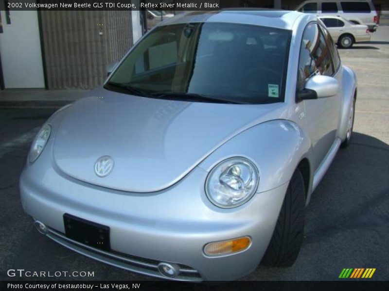 Reflex Silver Metallic / Black 2002 Volkswagen New Beetle GLS TDI Coupe