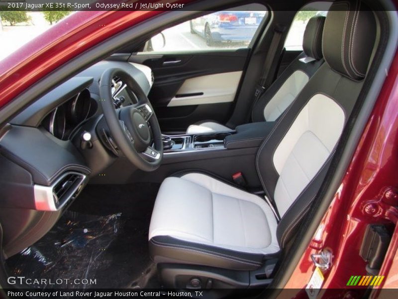  2017 XE 35t R-Sport Jet/Light Oyster Interior