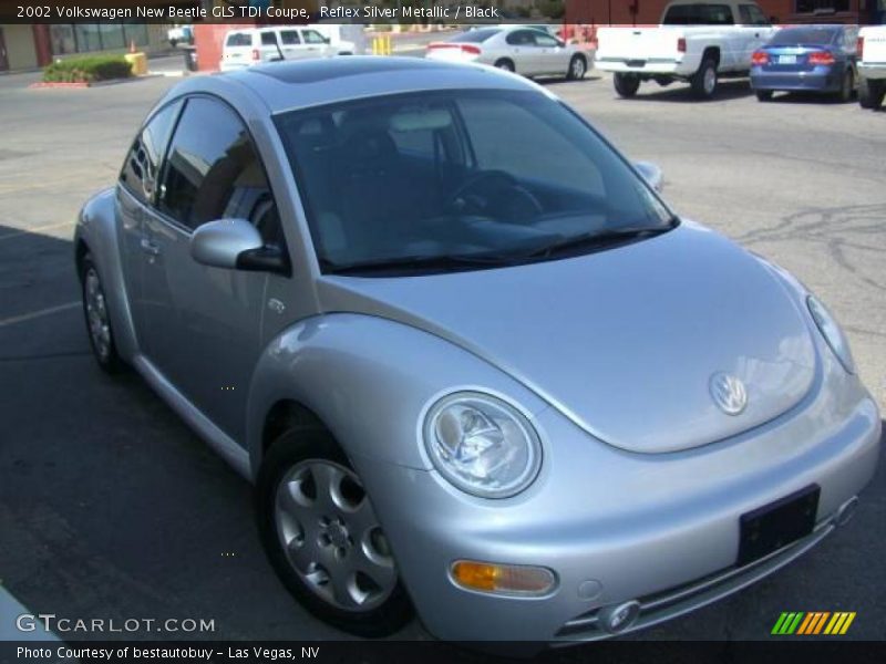 Reflex Silver Metallic / Black 2002 Volkswagen New Beetle GLS TDI Coupe