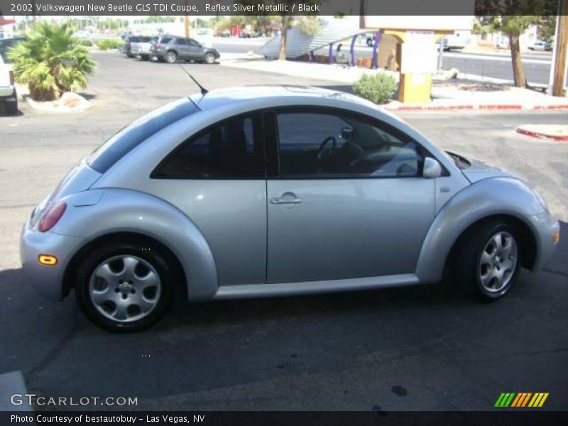 Reflex Silver Metallic / Black 2002 Volkswagen New Beetle GLS TDI Coupe
