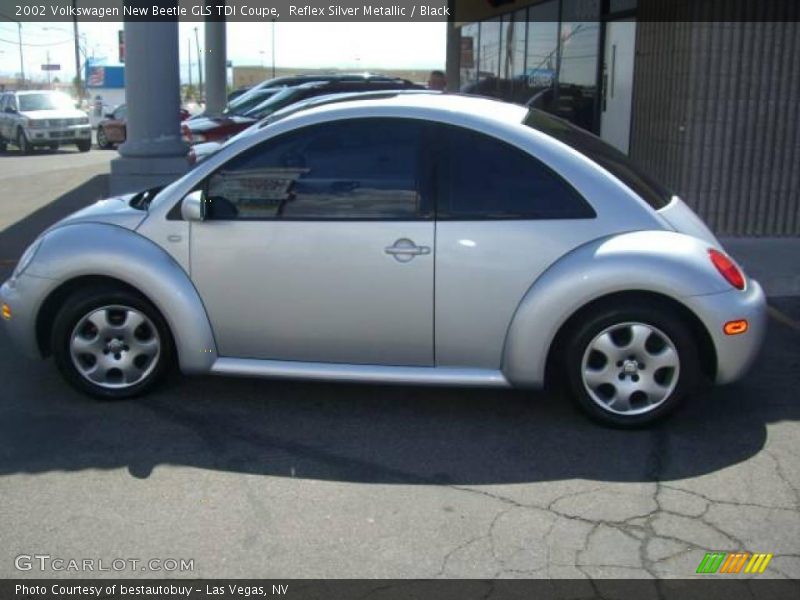 Reflex Silver Metallic / Black 2002 Volkswagen New Beetle GLS TDI Coupe