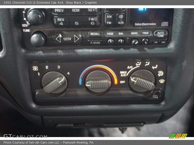 Onyx Black / Graphite 2002 Chevrolet S10 LS Extended Cab 4x4