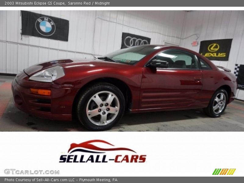 Saronno Red / Midnight 2003 Mitsubishi Eclipse GS Coupe