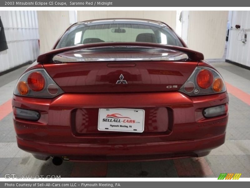 Saronno Red / Midnight 2003 Mitsubishi Eclipse GS Coupe