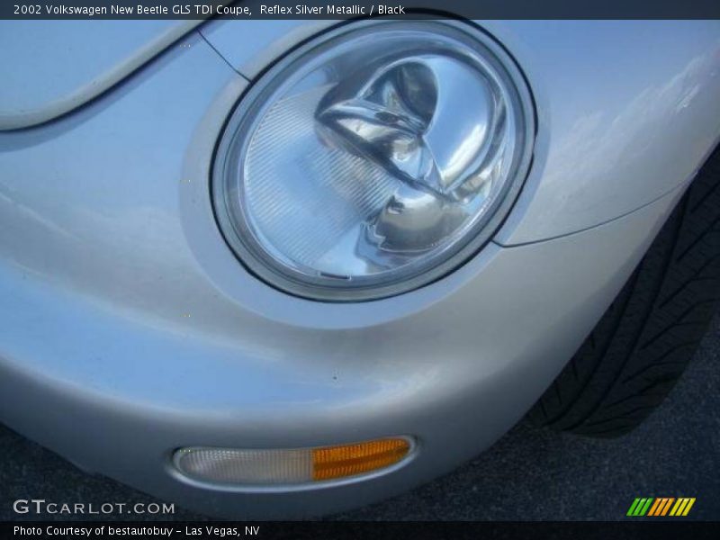 Reflex Silver Metallic / Black 2002 Volkswagen New Beetle GLS TDI Coupe