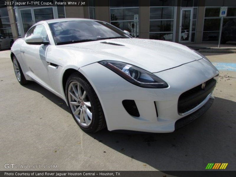 Polaris White / Jet 2017 Jaguar F-TYPE Coupe