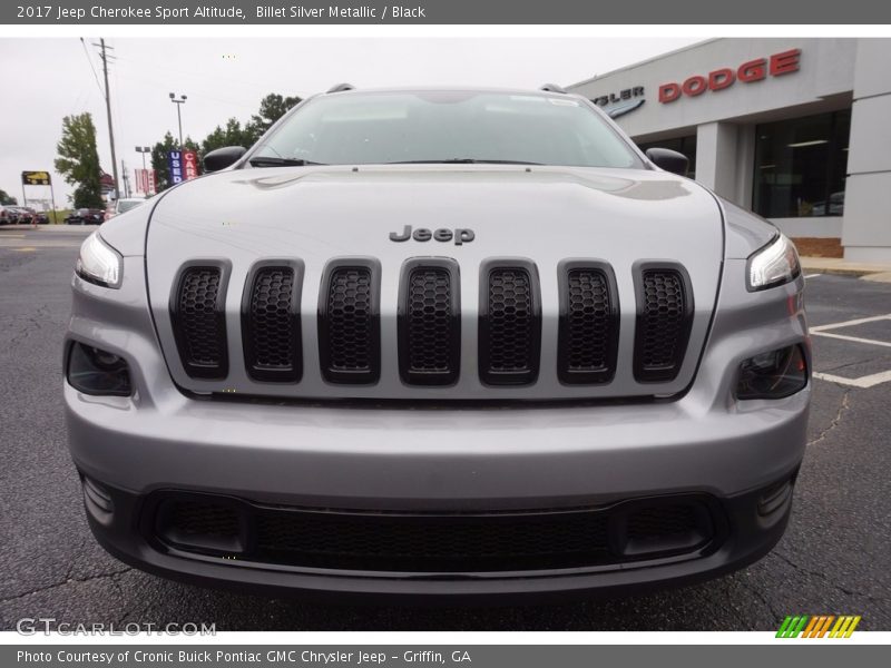 Billet Silver Metallic / Black 2017 Jeep Cherokee Sport Altitude