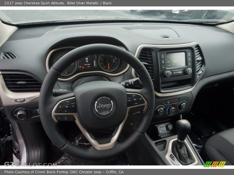 Dashboard of 2017 Cherokee Sport Altitude