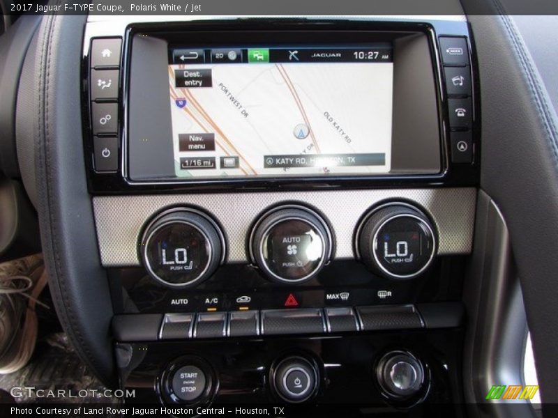Polaris White / Jet 2017 Jaguar F-TYPE Coupe